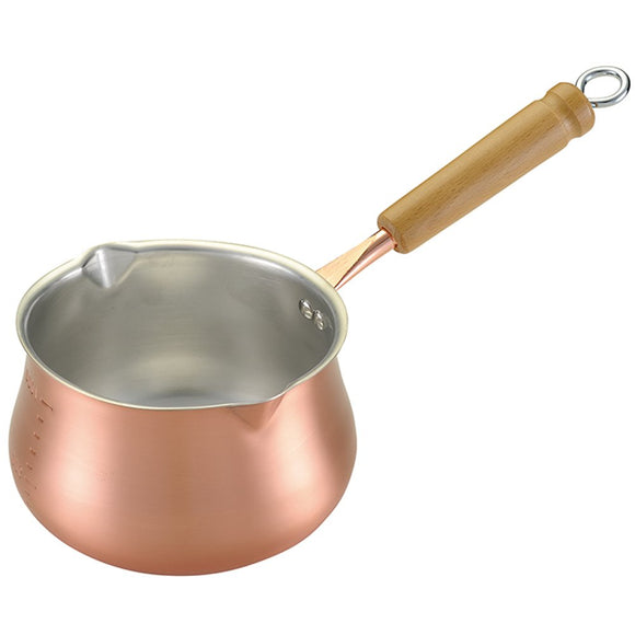 Tanabe Hardware 4390 Hokkori Copper Milk Pan