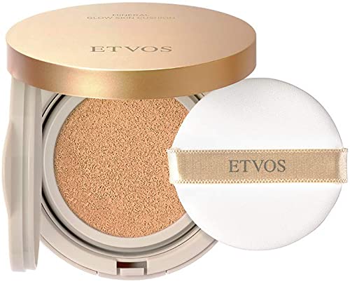 ETVOS Mineral glow skin cushion (with case + puff) SPF32 PA+++ 12g #natural