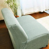 BATON-N2-GRN Anti-Microbial Deodorizing Fitted Stretch Sofa Cover for 2 Seaters Without Armrests