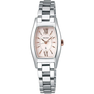 [Seiko Watch] Lucia Tonneau Solar Watch SSVR131 Women's Silver