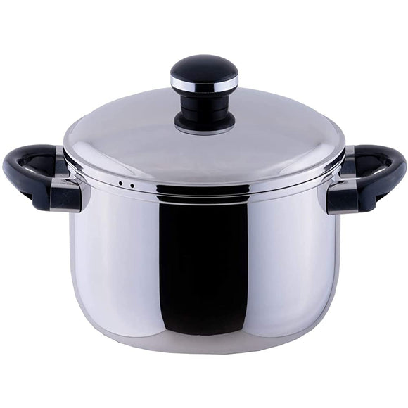 Miyazaki Seisakusho OJ-7 Object Stew Pot, 8.7 inches (22 cm), Made in Japan, Induction Compatible