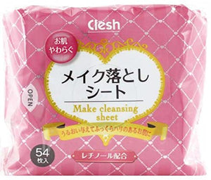 Clesh makeup remover sheet retinol 54 sheets