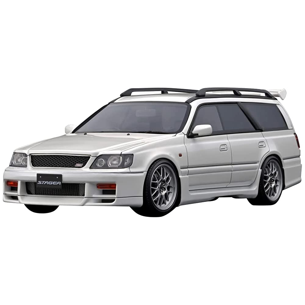 ignition model 1/18 Nissan STAGEA 260RS (WGNC34), Pearl White, Finished  Product