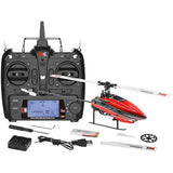 XK Hi-Tech K110S 6ch3D6G System Helicopter K110S RTF Genuine Japanese Product Below 3.9 oz (99 g) No Registration Required, Micro Helicopter, RC Technical Standards Certified, Transmitter Included, Mode 1, Brushless, Red
