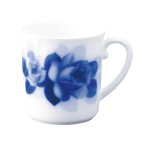 Okura Pottery Blue Rose Janet Mug, Microwave Compatible, 126C/8110