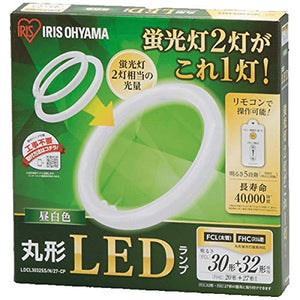 Iris Ohyama LDCL3032SS/N/27-CP Round LED Lamp