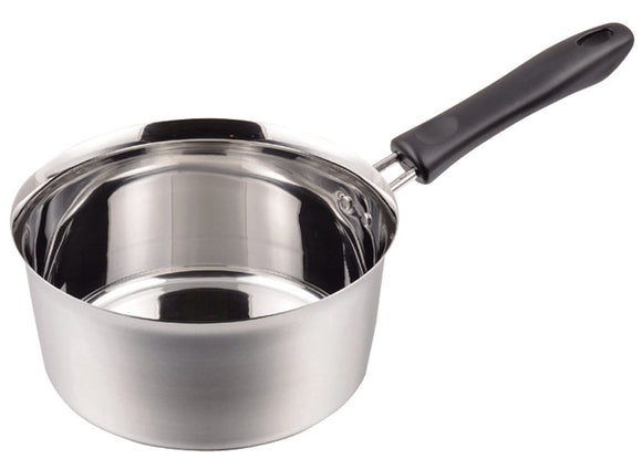 Pearl Metal HB-1889 Yukihira Pot, 7.9 inches (20 cm), Induction Compatible, Easy to Pour, Stainless Steel Pot, Made in Japan