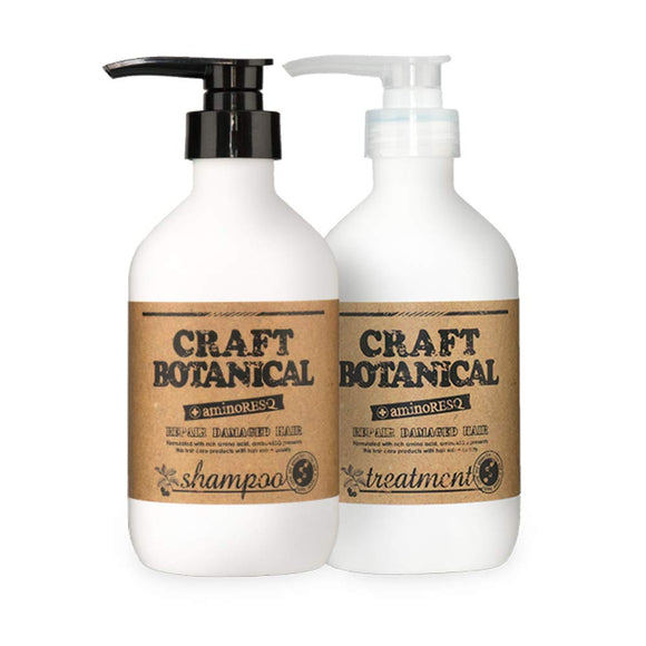 Amino Rescue Craft Botanical Shampoo & Treatment Set (400ml each)