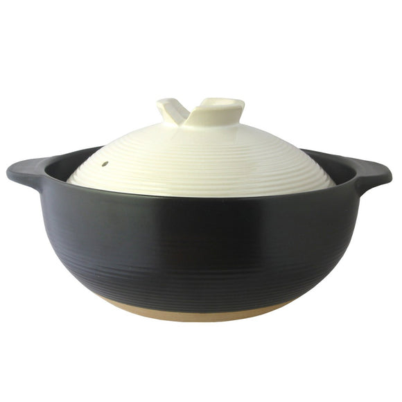 Living Dining Pot, Spill-Resistant, Deep Pan, Banquet, No. 9 (Approx. 10.2 inches (26 cm), For 4 to 5 People