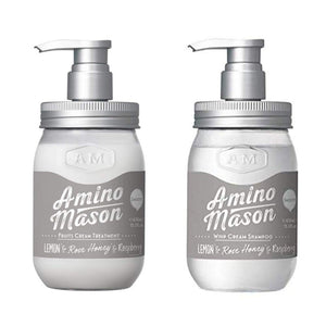Pair Set Amino Mason Smooth Shampoo Treatment 15.3 fl oz (450 ml) Each