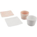 Saikai Pottery Hasami Ware 52858 Hafuri Tea Confectionery Pair, Comes in a Presentation Box, 5.1 fl oz (150 ml)