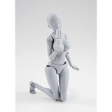 S.H.Figuarts Body-kun -Kentaro Yabuki- Edition DX SET (Gray Color Ver.), 5.3 in. (135mm) ABS and PVC Painted Action Figure