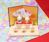 Craftsman House Hina Doll Bean Rabbit 5 Dolls, Hinamatsuri Decoration