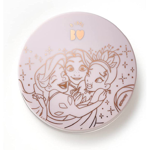 B IDOL Silk Ice Powder 8g Disney Princess Face Powder Pink Powder Silk Smooth Correction Moisturizing