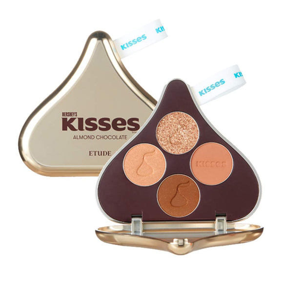 ETUDE Official Kiss Chocolate Play Color Eyes Eye Shadow Almond 1.2 Grams (x 4)