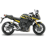 MDF FZ1fazer (06-) MFAZ10-D-PY-FS Graphic Kit, Front Side Set, Strobe Model, Pumpkin Yellow