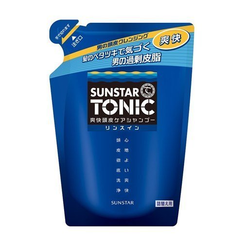 SUNSTAR TONIC Sunstar Tonic Shampoo Conditioner In Refreshing Scalp Care Refill 340mL Non-silicon Formula [Citrus Herb Fragrance] [2] 340ml