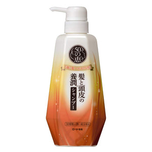 Rohto Pharmaceutical 50 no Megumi Aging Care Hair and Scalp Nourishing Shampoo 400mL