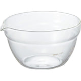 HARIO KB-20-BK Heat Resistant Glass, Single Mouth Bowl, 6.8 fl oz (200 ml), Set of 6, Clear