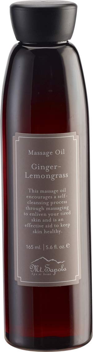 MT0223 Massage Oil Ginger Lemongrass 165ml [Mt.Sapola]