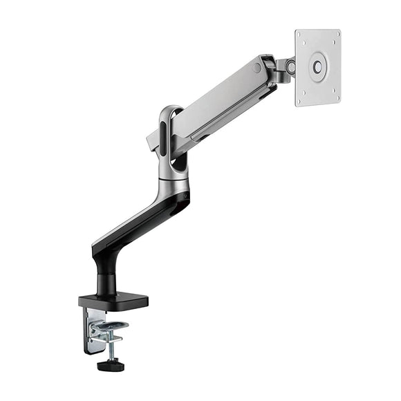 Greenhouse GH-AMDH1-SV Monitor Arm, Compatible with 17-32 inches, Load Capacity 4.4 - 19.8 lbs (2 - 9 kg), Mechanical Type, Silver