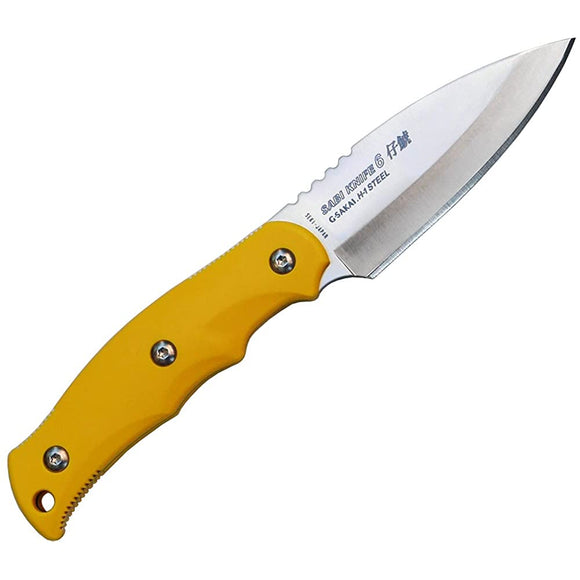 G Sakai 11511 New Rust Knife, 6 Shikachi, Zitel, Yellow