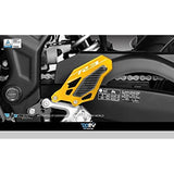 DIMOTIV DMV Footrest Plate (FOOTREST PLATE) YAMAHA YZF-R25 / YZF-R3 Gold DI-FP-YA-02-G