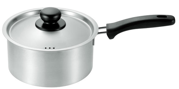 Gin-yo GNY-18S Single-Handle Pot, 7.1 inches (18 cm), Induction Compatible, Made in Japan