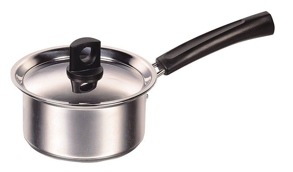 Pearl Metal Avanti HB-1036 3-Layer Bottom Single Handle Pot, 5.5 inches (14 cm)