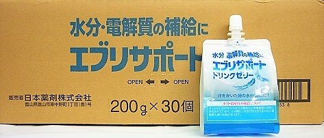 Nippon Pharmaceutical Everyday Support Drink Jelly, 7.1 oz (200 g) x 30 Packs