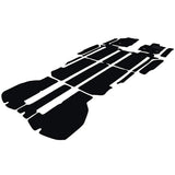 Fenice Car Mat, Floor Mat, Made in Japan (TOYOTA ALPHARD 30 Series, Gasoline Cars, 7 Search, Type Gold, black, Non-Slip, CAR MAT)