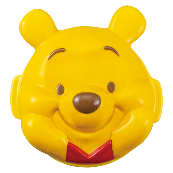 Sunart SAN3681-1 Disney Winnie the Pooh Clay Pot, Approx. 8.7 inches (22 cm), Approx. 27.1 fl oz (800 ml), Winnie the Pooh Face Type, Orange