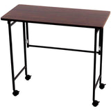Iris Plaza PC Desk PC Desk Folding Desk Desk Steel Brown Width 80cm Fashionable Furniture Home Telework OTTD-80BN