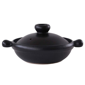 NE MY-M5574 Banko Ware Dirt Pot, M, Black