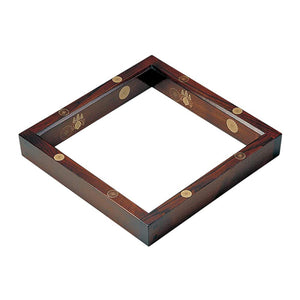 NAKAMURA, LAKE SATURATION FURNACE WITH BROWN SIZE: LENGTH 42.5 X WIDTH 42.5 X Height 7 CM Fishikai Temple Makie BOX, 50-Pack