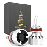 EAUTOFAN LM-N2P-H811 LED FOG Lamp, for H8/H11/H16, 120W, 19KLM, WHITE, Projector Car