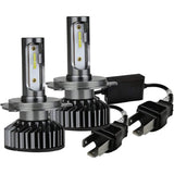 LED headlight F2 H4 12/24V combined 24W 3800LM 6000k 2 pieces mm13-0069-02