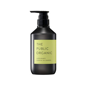 The Public Organic Shampoo Body Bottle [Super Bouncy] 480mL Amino Acid Aroma Essential Oil Additive-Free Hair Care Non-Silicone Made in Japan