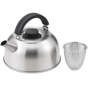 Yoshikawa FLAT SJ3463 Compact Kettle, 0.6 gal (2.8 L) (with Strainer)