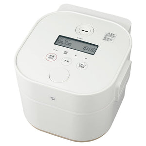 Zojirushi STAN. EL-KA23-WA Automatic Cooking Pot, Pack Cooking, Enameled Pot, Easy Care, White