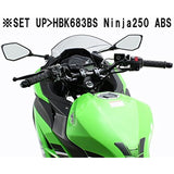 Hurricane Bar handle kit European 1 type Ninja (Ninja) 250 ABS '13 ~ '15 Black HBK683BS