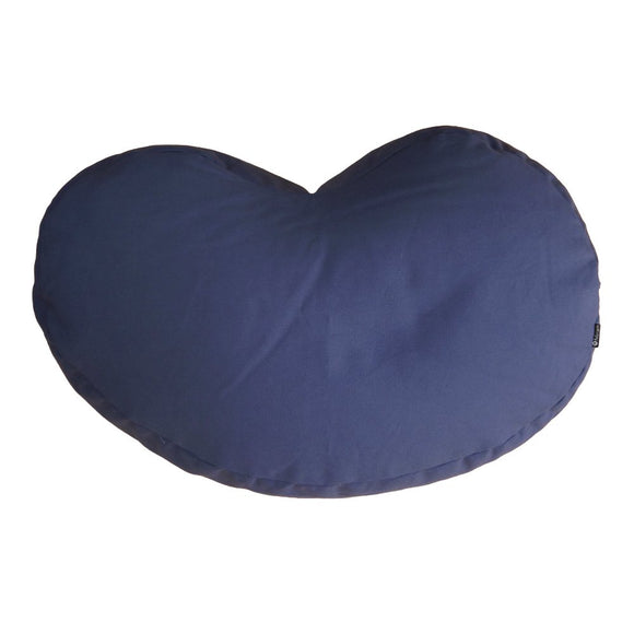 fabrizm 1370-bl-bl Japanese Peanut Bead Cushion, Ox, Navy Blue