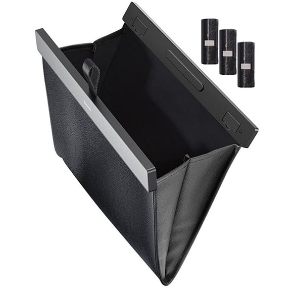 Adelphos CG1 Trash Can, for Rear Search, Magnetic Car Folding, Small Items, Thin, Includes 90 DEDICATED TRASH BAGS