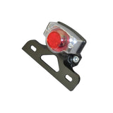 POSH 272435 Tail Lamp, EURO Type, Black Stay/Clear Lens, 12V Monkey Gorilla