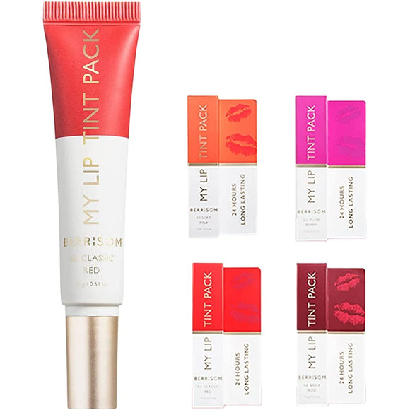Belysom Real Me My Lip Tint Pack Non-Flushing Mask Korean Cosmetics (Classic Red)