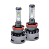 fcl. H8 H16 LED HEADLIGHT, FOG LAMP, BULB, WHITE, Pure WHITE, 6,000 k, 4,800 LM, With Fans, Vehicle Inspection Compiliant, 12 V, for Cars, Left and Right and Right Right.