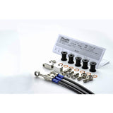 SWAGE LINE (Swedge Line) Pro Front Brake Hose KIT Tripse Aluminum (Red/Blue) Clear Hose ZX-14R (12 (ABS not allowed)) SAP745FT [HTRC3]