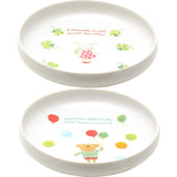 Pottery House 2240073 Ranran Land Easy Water Bowl, Set of 2 Patterns, Porcelain