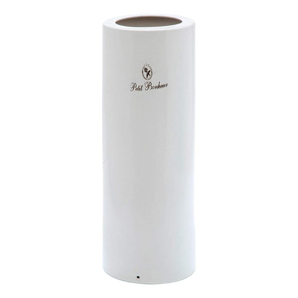 Fuji Trading Umbrella Stand Slim Width 14.7cm White Pottery Slim Petit Bonnur 30049
