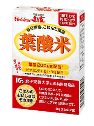 Folic acid rice 3 boxes 50g (25g × 2 input) × 3 boxes sending mail ...